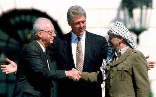 The iconic image of peace in the Middle East from my youth.